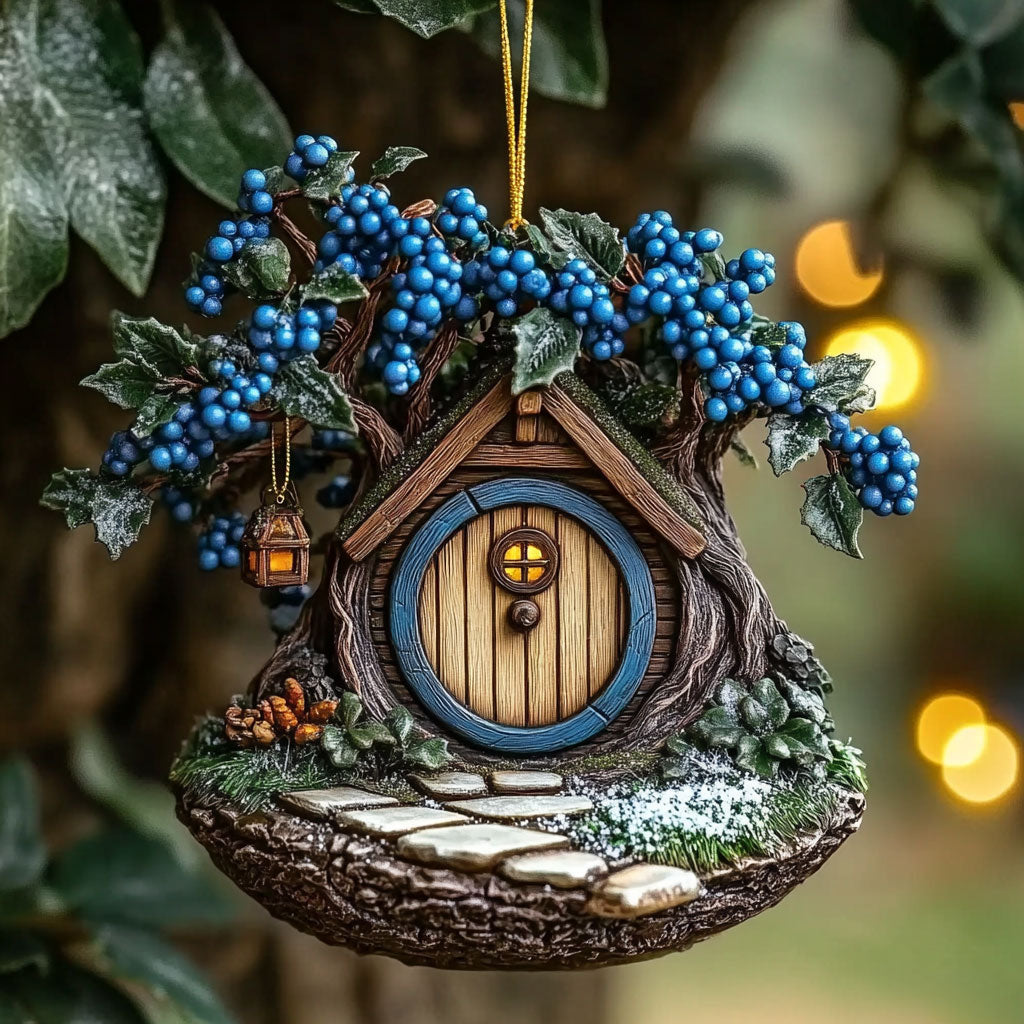 Tree House Fairy Nest WN0412065CL Christmas Ornament