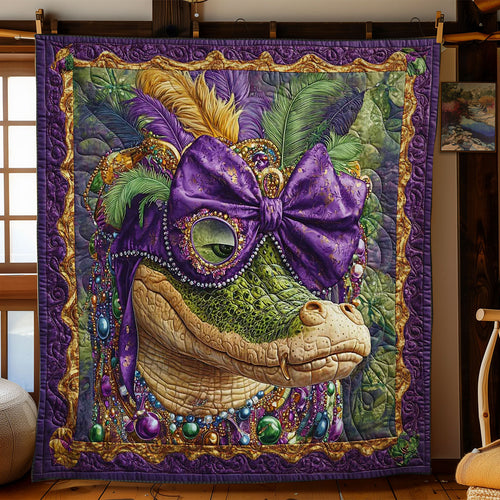 Bejeweled Crocodile WN1203026CL Quilt