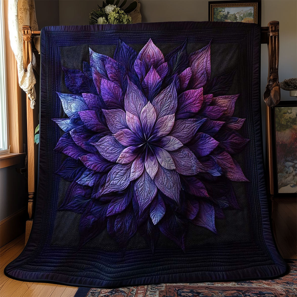 Twilight Flower WN1303061CL Quilt