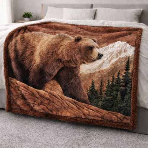 Strong Walk CP2801008CL Faux Fur Throw Blanket