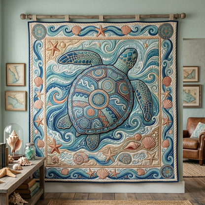 Sea Turtle Serenity WN0906013CL Quilt