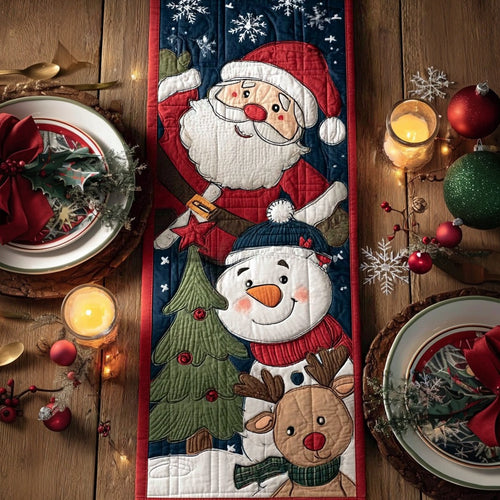 Joyful Christmas XR1011027CL Quilted Table Runner