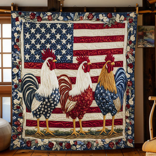 Vintage Glory Rooster WN1002033CL Quilt