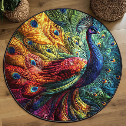 Peacock WJ2803045CL Quilted Round Mat