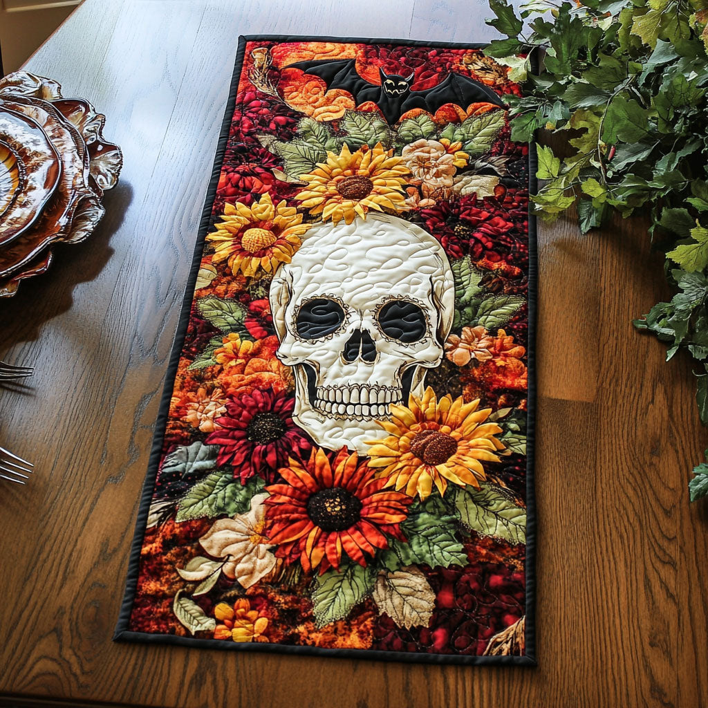 Elegy In Bloom WJ2507034CL Quilted Table Runner