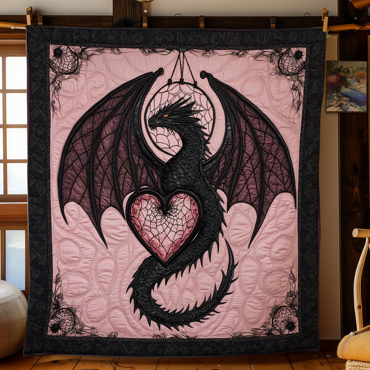 Heart Of The Dragon WN1002007CL Quilt