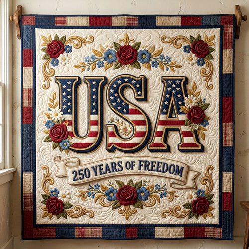 USA 250 Years Of Freedom WN0904052CL Quilt