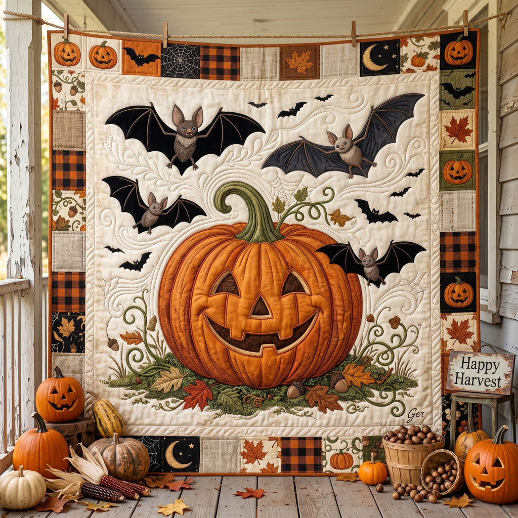 Moonlit Pumpkin Patch WN2606014CL Quilt