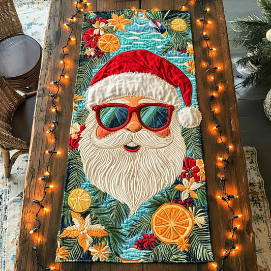 Cool Santa Vibes WN1605008CL Quilted Table Runner