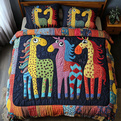 Happy Patch Horse WN0601044CL Duvet Cover Set