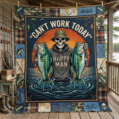 Bass Hunter Happy WN2305001CL Quilt