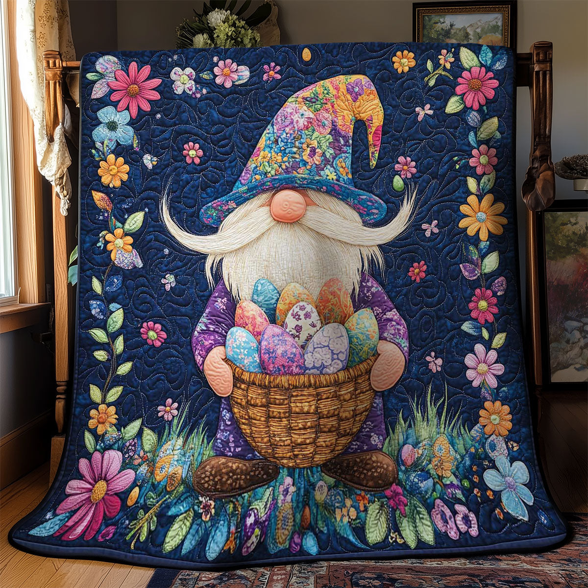 Gnome’s Egg Wonderland WN1501044CL Quilt