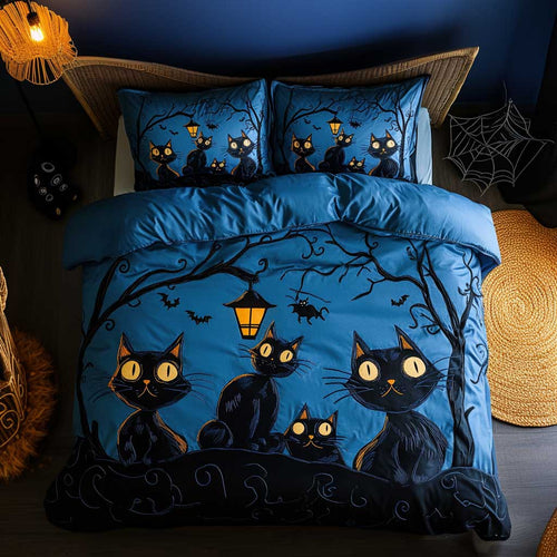 Starry Eyed Cat WN1203031CL Duvet Cover Set