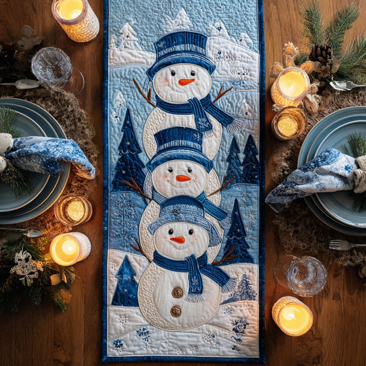Icy Smiling XR1011025CL Quilted Table Runner