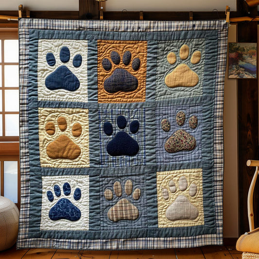 Rustic Dog Tracks WN0701028CL Quilt