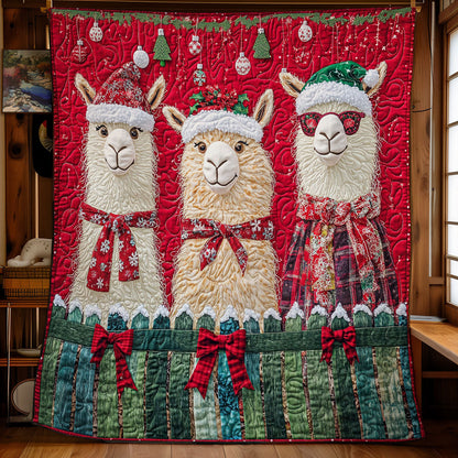 Llama Holiday CW1811041CL Quilt