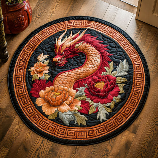 Crimson Spirit CP2709182CL Quilted Round Mat