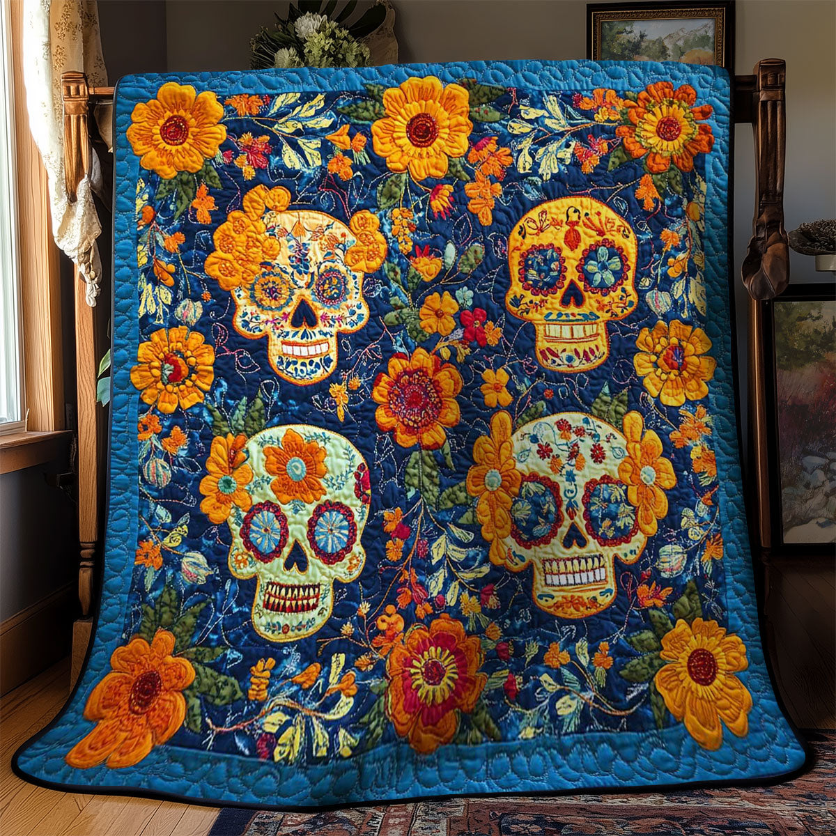 Skull Fiesta WN1001001CL Quilt