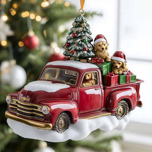 Goldens' Joyride LT3010010CL Christmas Ornament
