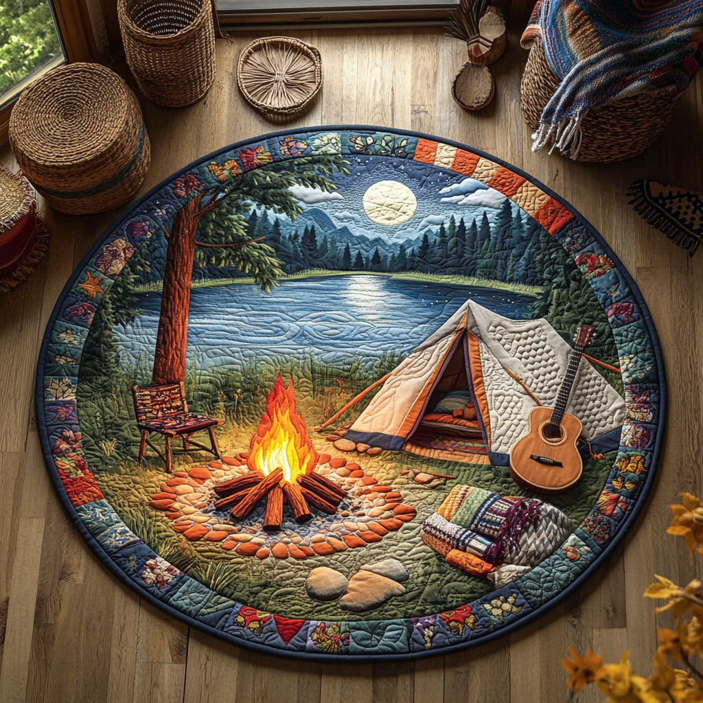 Camping WJ2404042CL Quilted Round Mat