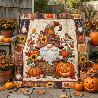 Harvest Basket Gnome WN2506011CL Quilt