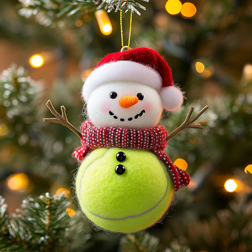 Snowman Tennis CW2311043CL Christmas Ornament