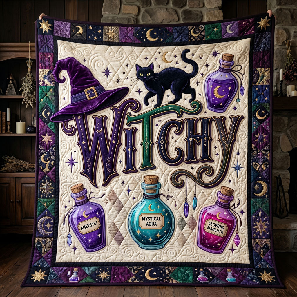 Mystic Witch Potions WN0705019CL Quilt