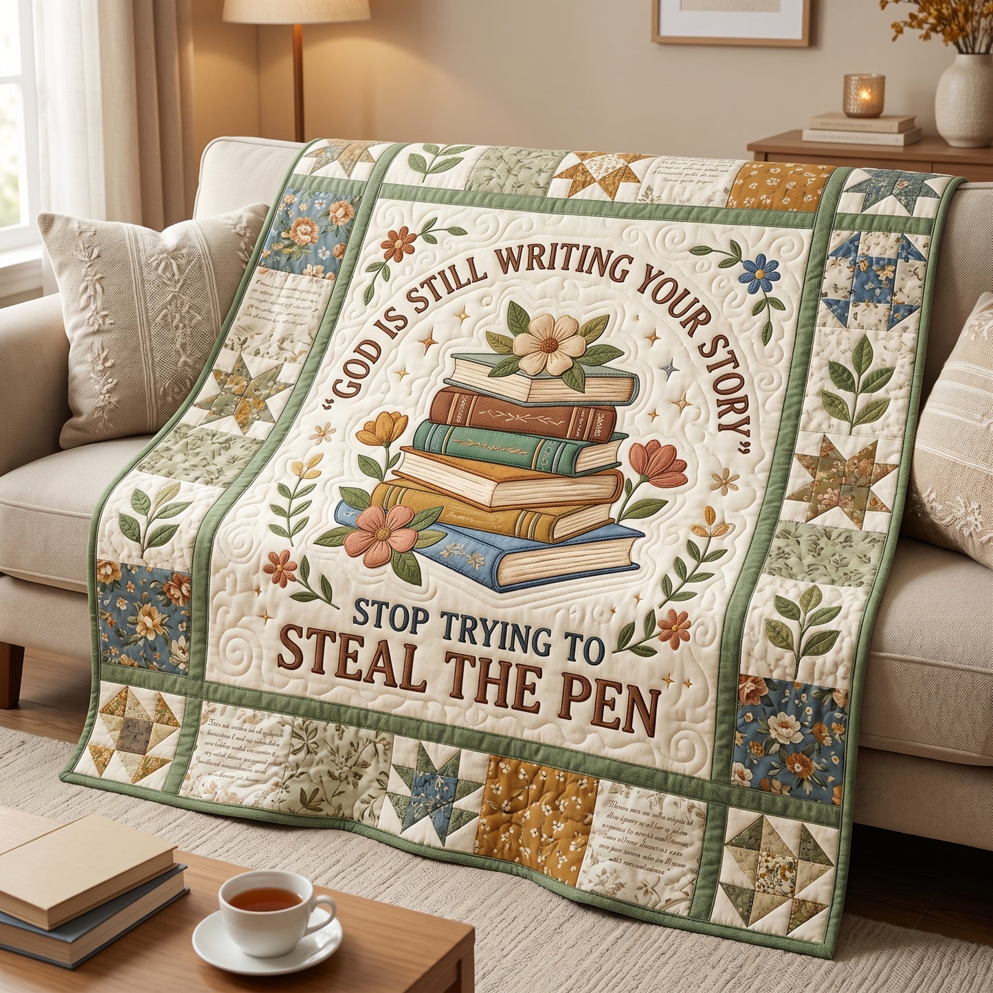 God Is Still Writing Your Story XR1304017CL Quilt