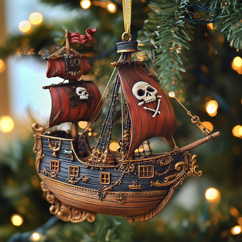 Pirate Ship CP2611101CL Christmas Ornament