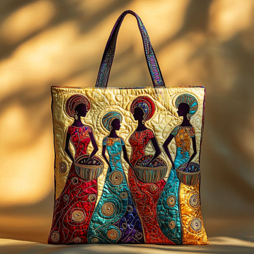 African Woman Spirit WN2410007CL Quilted Tote Bag
