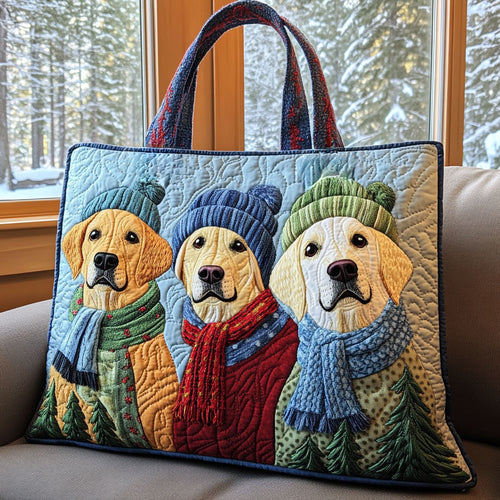 Labrador Warm Hug WN1710081CL Quilted Tote Bag