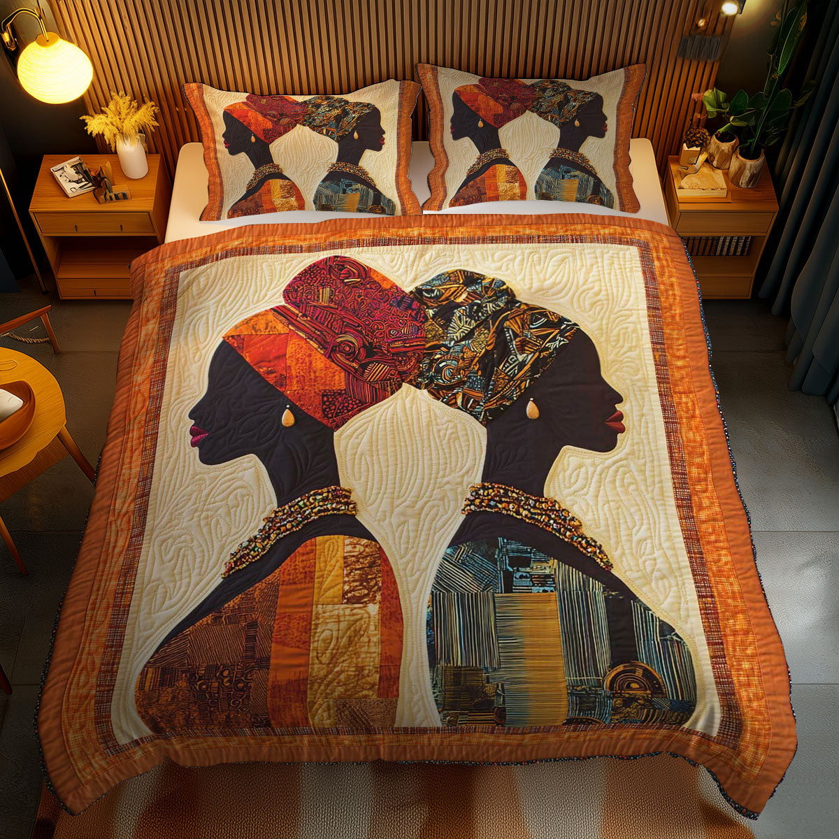 African Woman Heritage WN0703072CL Duvet Cover Set