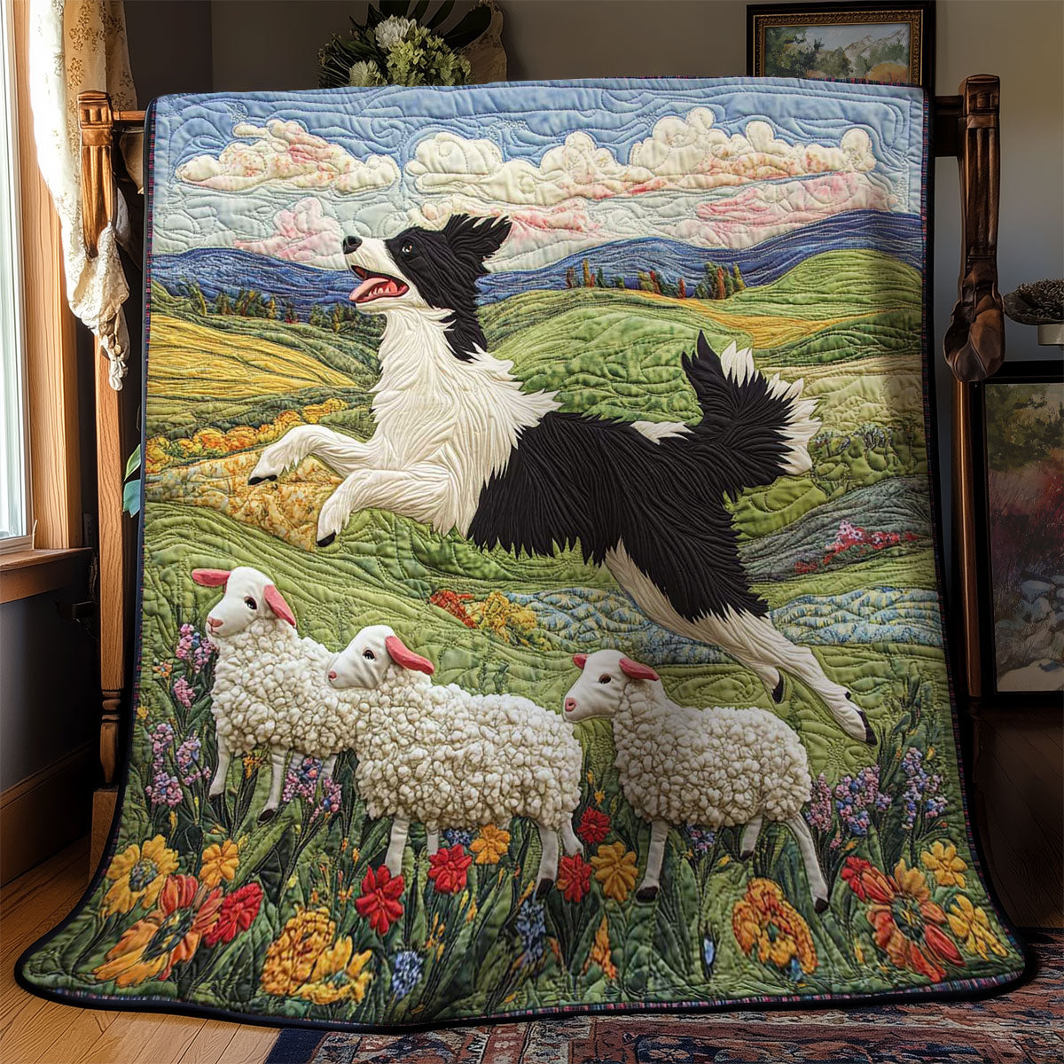 Green Hills Collie WN0601091CL Quilt