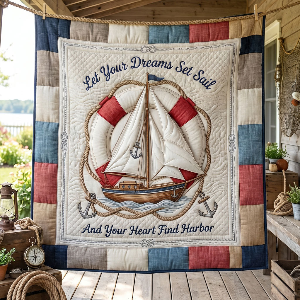 Harbor Dreams Sail WN2005007CL Quilt