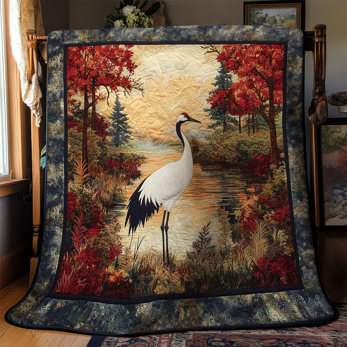 Mystic Crane WN0502038CL Quilt