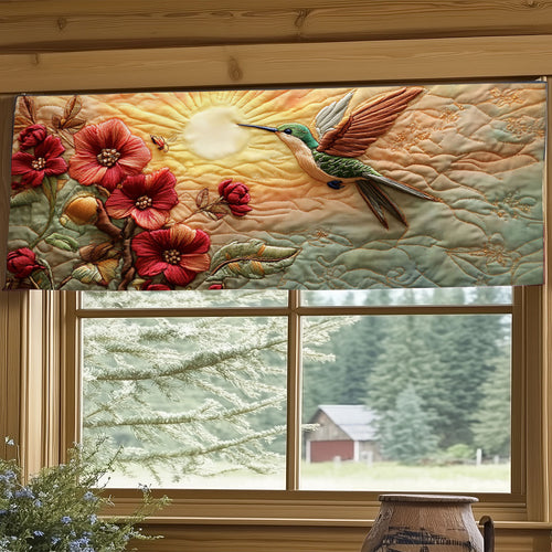 Hummingbird Horizon WJ1406032CL Quilted Valance