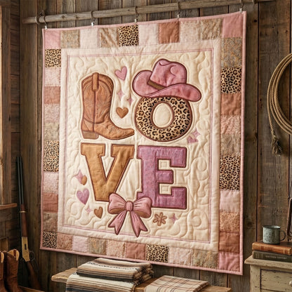 Western Pink Love WN1504018CL Quilt