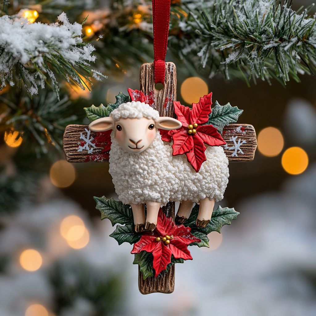 Redeemer Sheep WN3010053CL Christmas Ornament