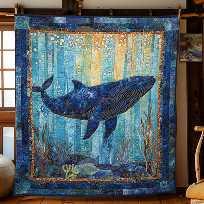 Blue Whales Symphony WN0803058CL Quilt