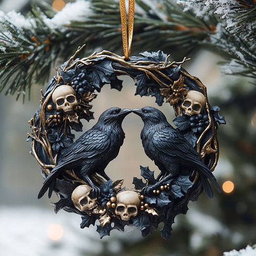Gothic Ravens CP0612101CL Christmas Ornament
