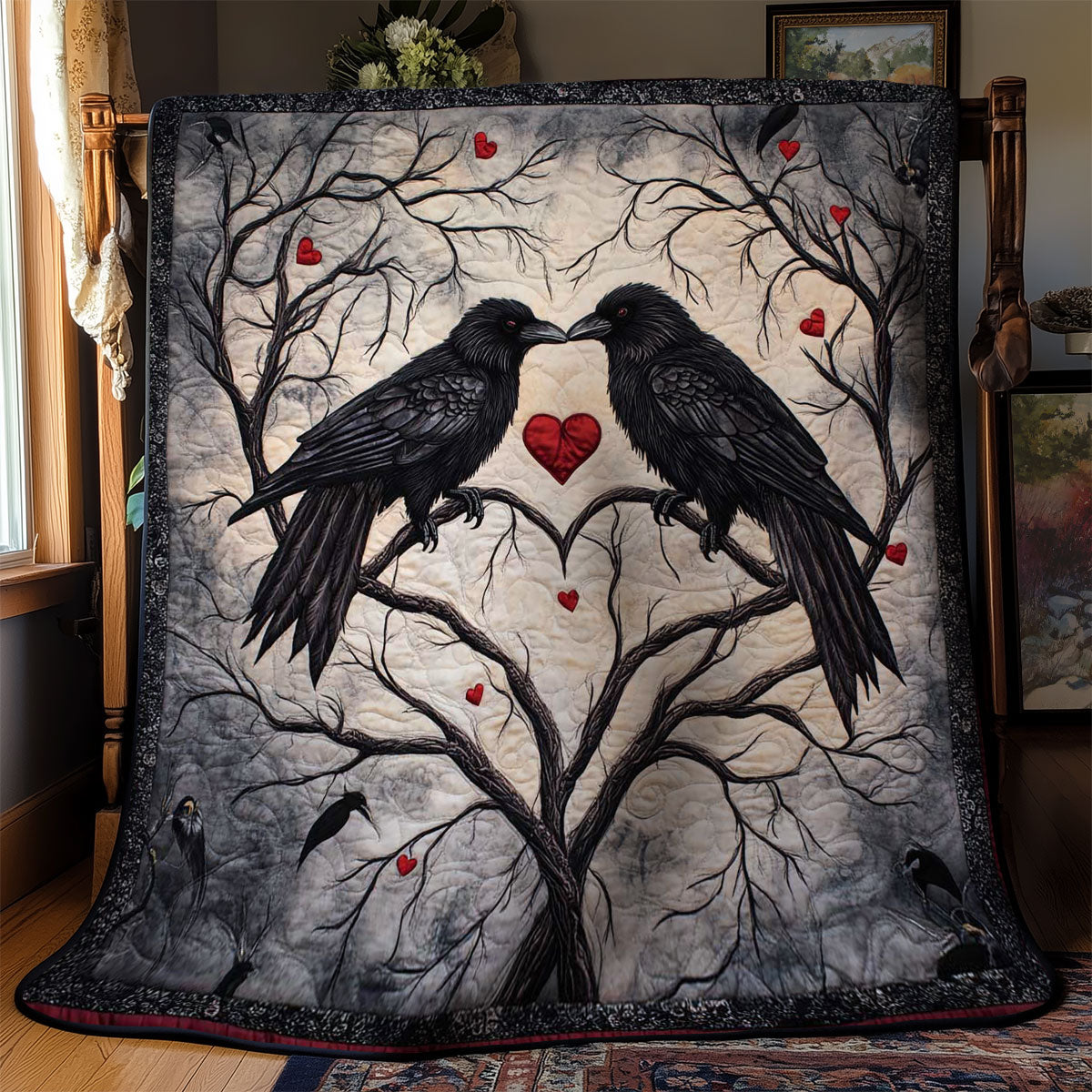 Ravenheart Crow WN0702034CL Quilt