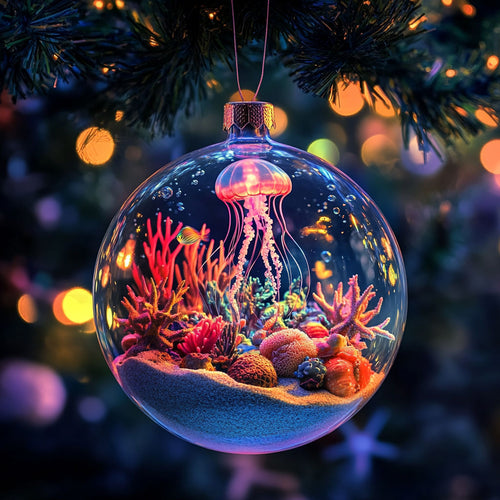 Jellyfish Sea Lantern WN2911054CL Christmas Ornament
