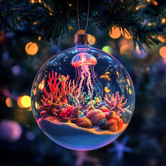 Jellyfish Sea Lantern WN2911054CL Christmas Ornament