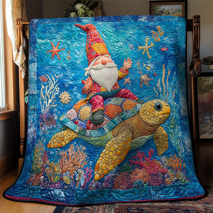 Sea Turtle Gnome WN0901039CL Quilt