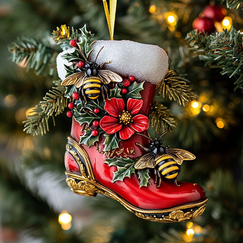 Winter Buzz Bee WN2210064CL Christmas Ornament