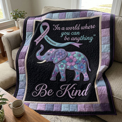 Gentle Strength Elephant WN2304008CL Quilt