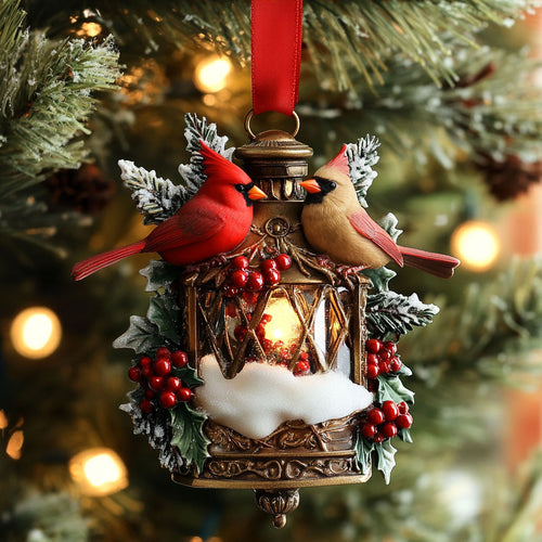 Golden Glow Cardinal WN2110044CL Christmas Ornament