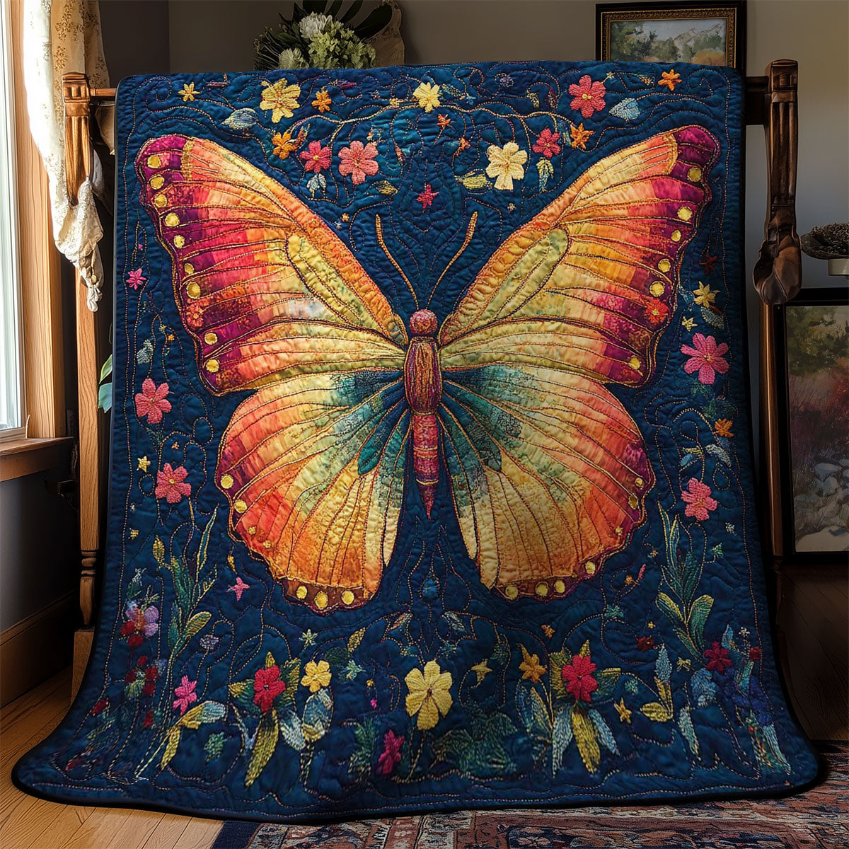 Blooming Butterfly WN1002024CL Quilt