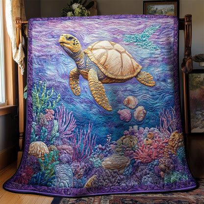 Turtle’s Ocean Journey WN1703092CL Quilt
