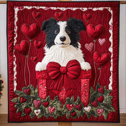 Cupid Collie CP0601015CL Quilt